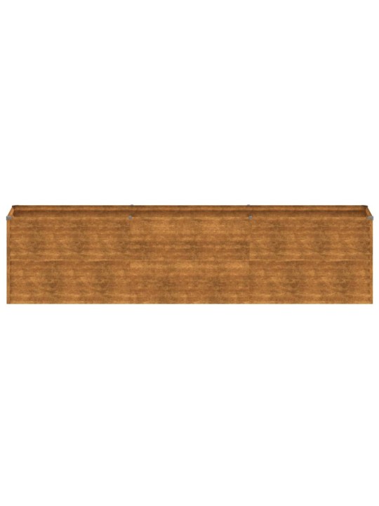 Aukštas sodo lovelis, 291x50x69cm, Corten plienas