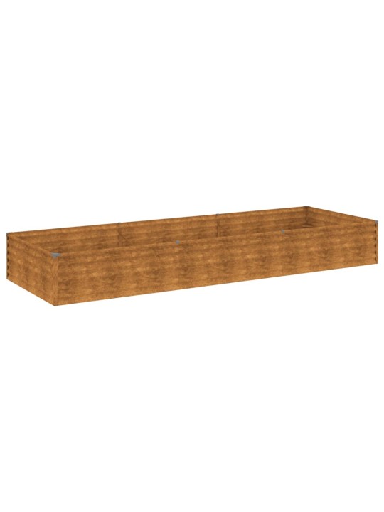 Aukštas sodo lovelis, 291x100x36cm, Corten plienas
