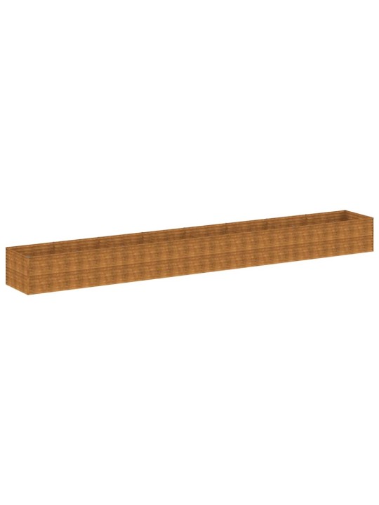 Aukštas sodo lovelis, 770x100x69cm, Corten plienas