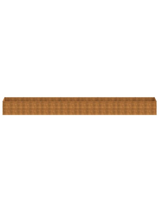 Aukštas sodo lovelis, 770x100x69cm, Corten plienas