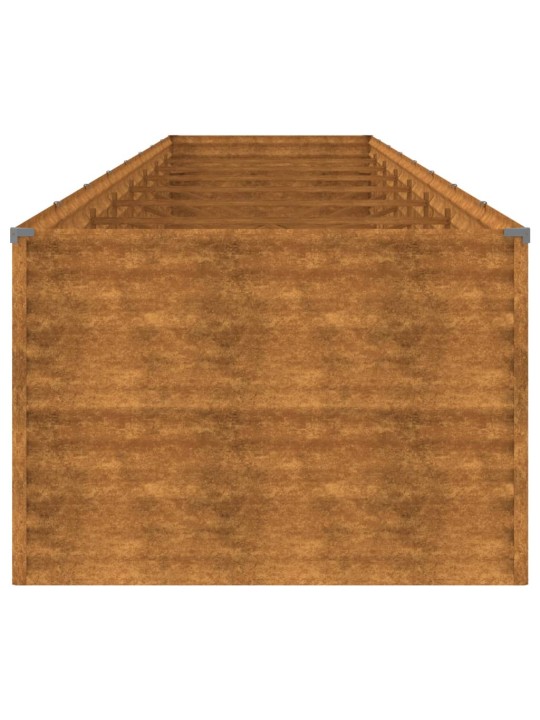 Aukštas sodo lovelis, 770x100x69cm, Corten plienas