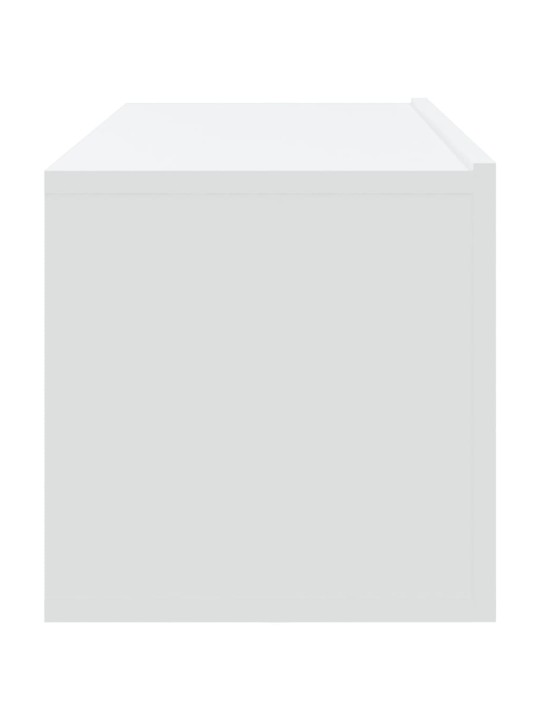Televizoriaus spintelės, 2vnt., baltos, 100x30x30cm, mediena