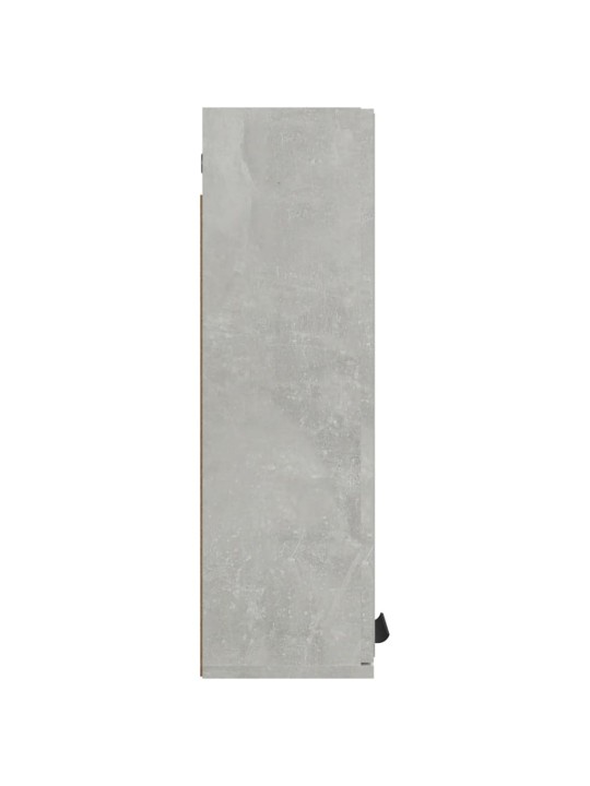 Veidrodinė vonios spintelė, betono pilkos spalvos, 64x20x67cm