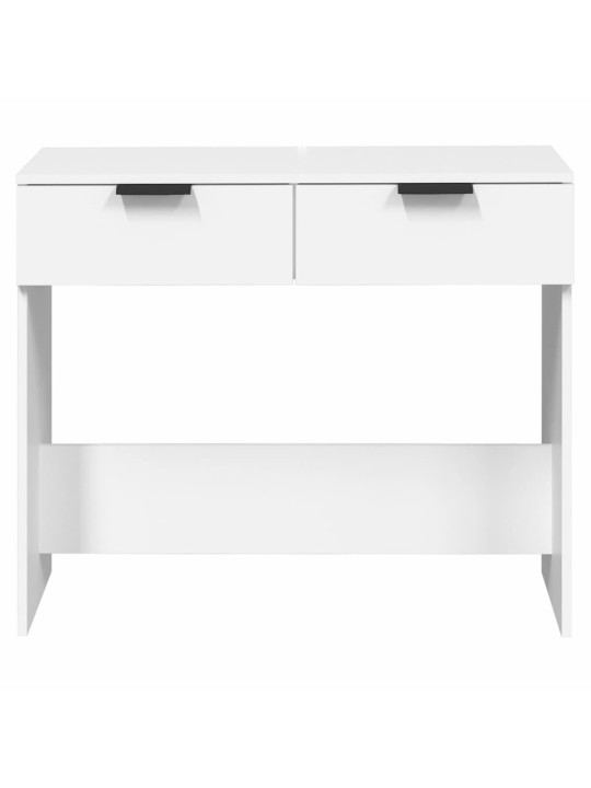 Konsolinis staliukas, baltas, 90x36x75cm, apdirbta mediena