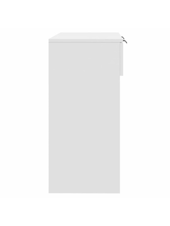 Konsolinis staliukas, baltas, 90x36x75cm, apdirbta mediena