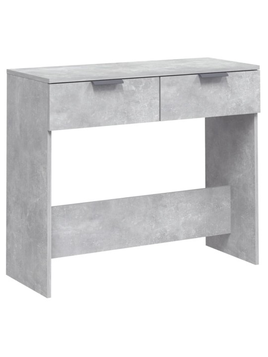 Konsolinis staliukas, betono pilkas, 90x36x75cm, mediena