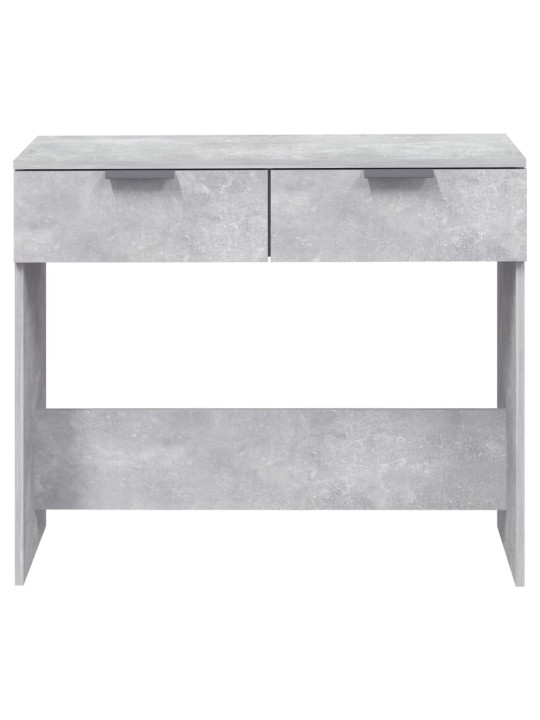 Konsolinis staliukas, betono pilkas, 90x36x75cm, mediena