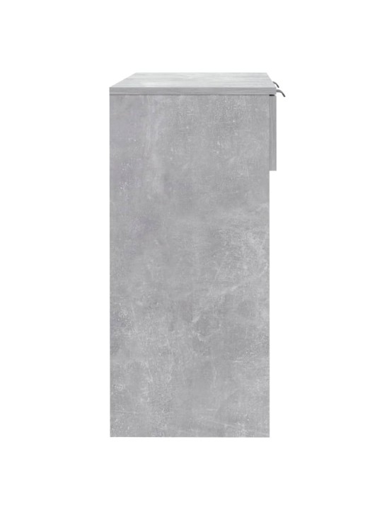 Konsolinis staliukas, betono pilkas, 90x36x75cm, mediena
