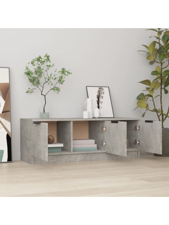 Televizoriaus spintelė, betono pilka, 102x35x36,5cm, mediena