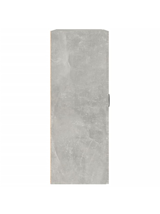 Pakabinama sieninė spintelė, betono pilka, 69,5x32,5x90cm