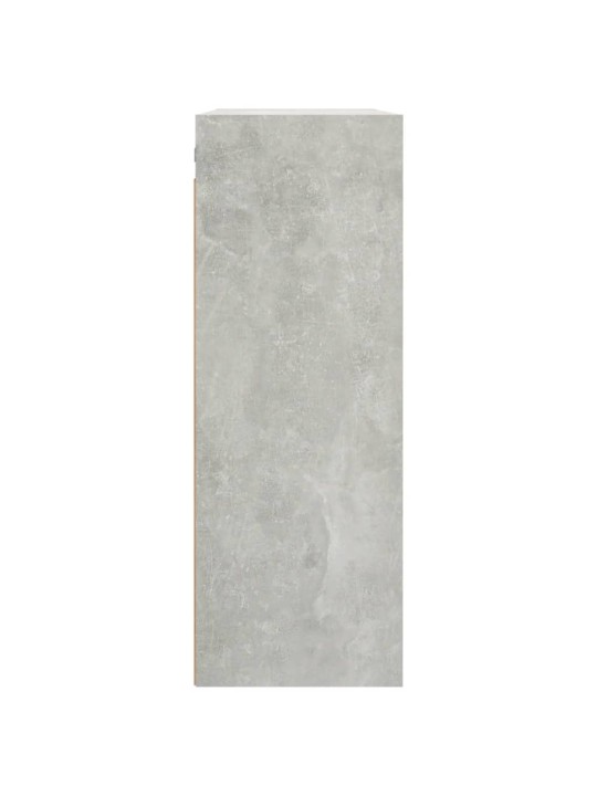 Pakabinama sieninė spintelė, betono pilka, 69,5x32,5x90cm