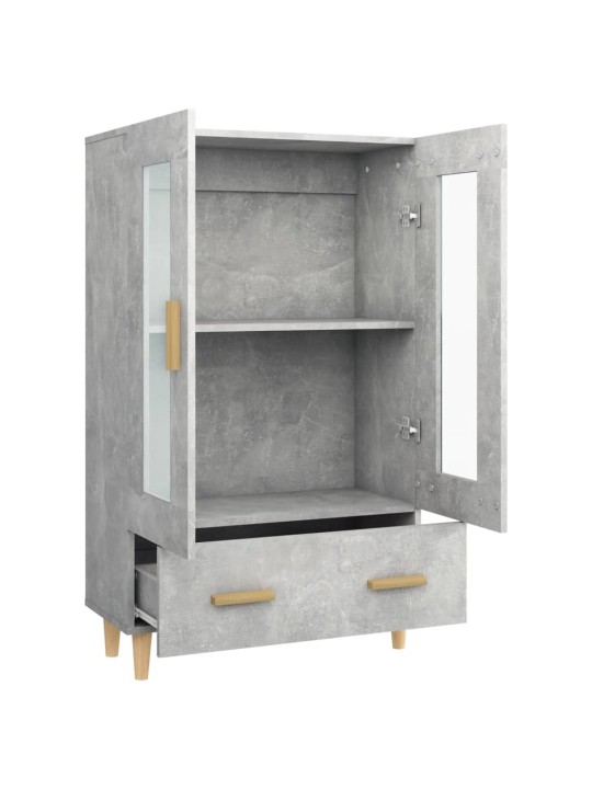 Komoda, betono pilkos spalvos, 70x31x115cm, apdirbta mediena