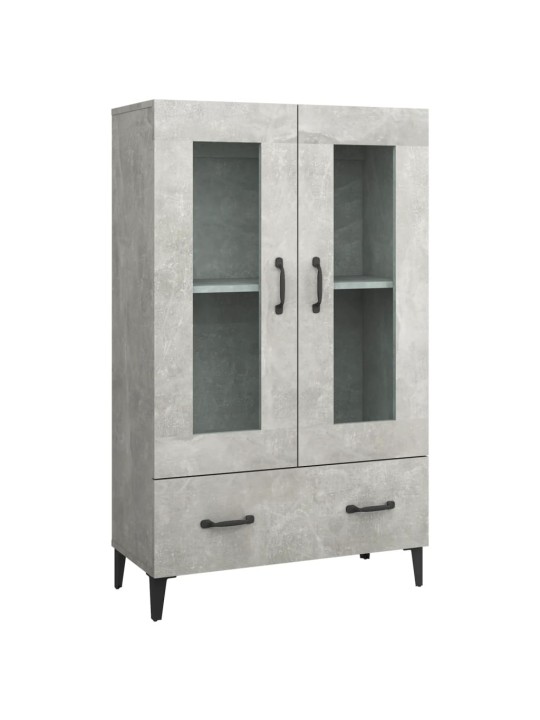 Komoda, betono pilkos spalvos, 70x31x115cm, apdirbta mediena