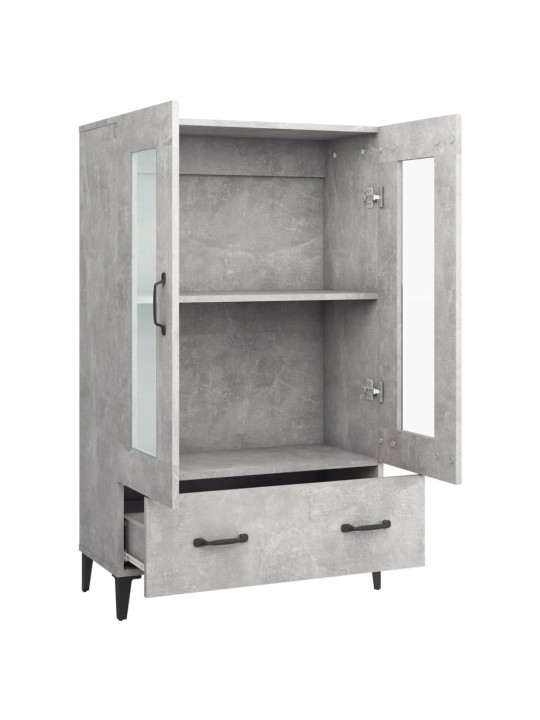 Komoda, betono pilkos spalvos, 70x31x115cm, apdirbta mediena