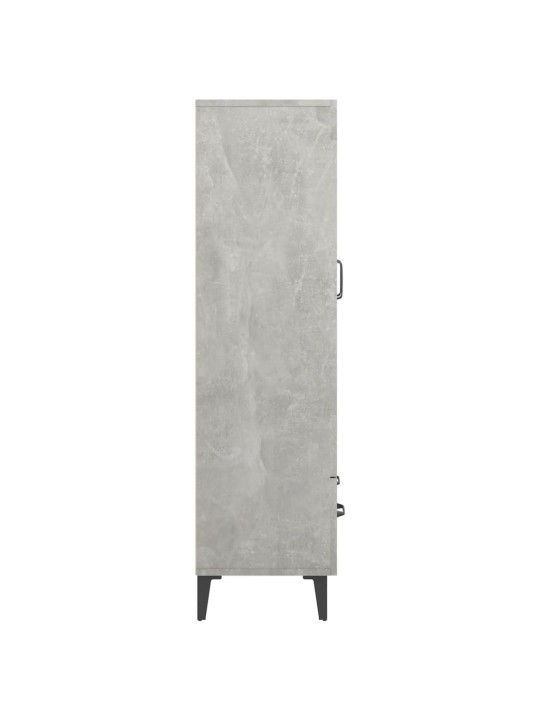 Komoda, betono pilkos spalvos, 70x31x115cm, apdirbta mediena