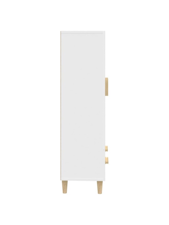 Komoda, baltos spalvos, 70x31x115cm, apdirbta mediena