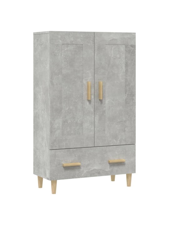 Komoda, betono pilkos spalvos, 70x31x115cm, apdirbta mediena