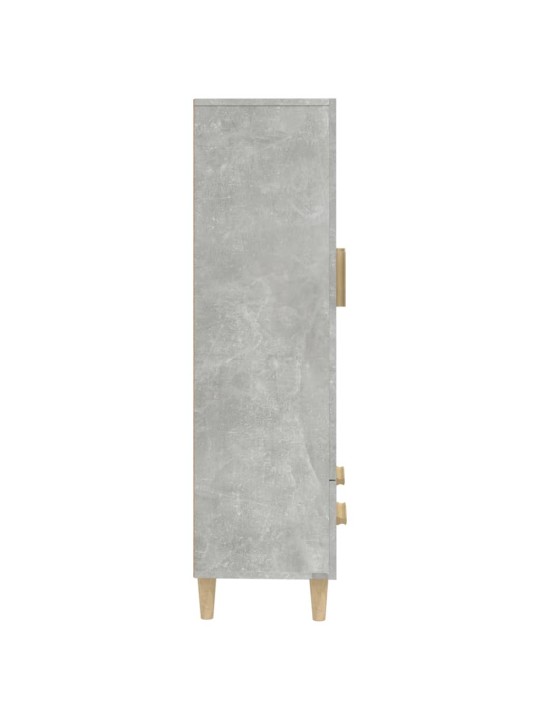 Komoda, betono pilkos spalvos, 70x31x115cm, apdirbta mediena