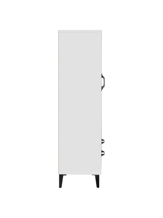 Komoda, baltos spalvos, 70x31x115cm, apdirbta mediena