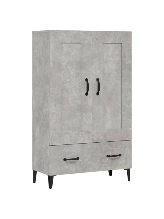Komoda, betono pilkos spalvos, 70x31x115cm, apdirbta mediena