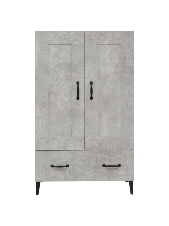 Komoda, betono pilkos spalvos, 70x31x115cm, apdirbta mediena