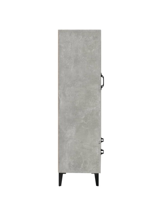 Komoda, betono pilkos spalvos, 70x31x115cm, apdirbta mediena
