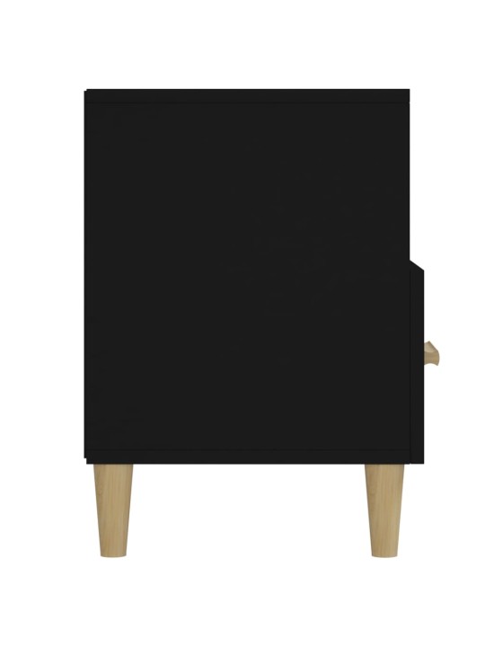 Televizoriaus spintelė, juoda, 102x36x50cm, apdirbta mediena