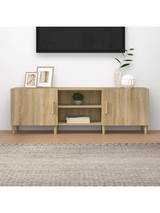 Televizoriaus spintelė, ąžuolo, 150x30x50cm, apdirbta mediena