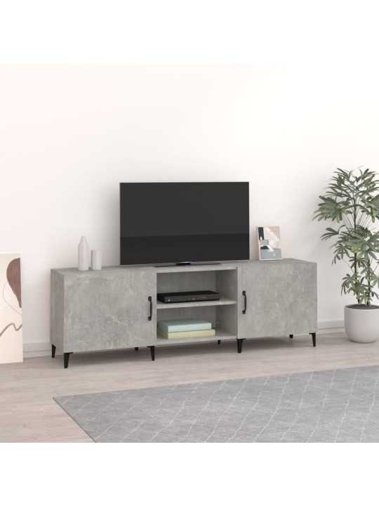 Televizoriaus spintelė, betono pilka, 150x30x50cm, mediena