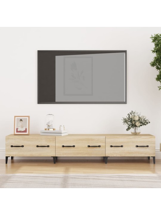 Televizoriaus spintelė, ąžuolo, 150x34,5x30cm, apdirbta mediena