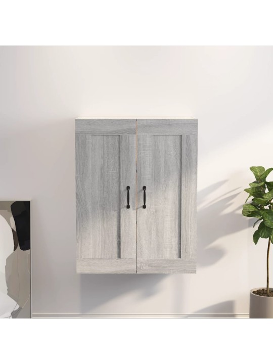 Pakabinama sieninė spintelė, pilka ąžuolo, 69,5x32,5x90cm