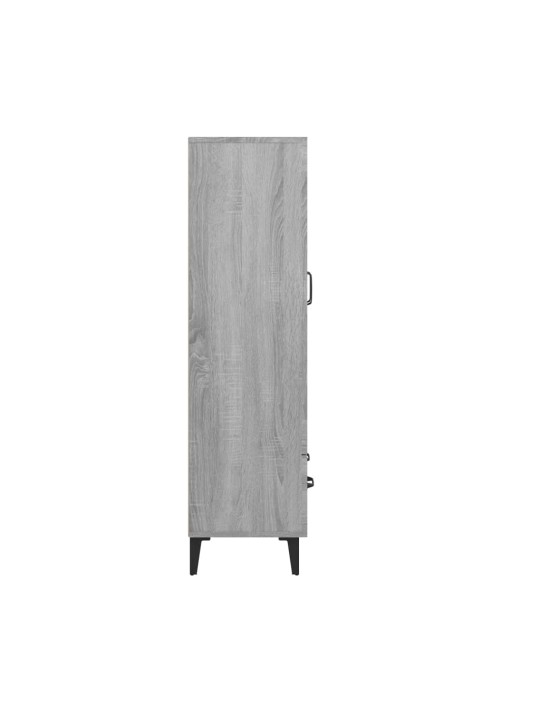 Komoda, pilkos ąžuolo spalvos, 70x31x115cm, apdirbta mediena