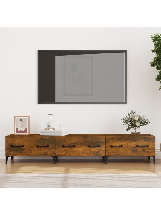 Televizoriaus spintelė, dūminio ąžuolo, 150x34,5x30cm, mediena