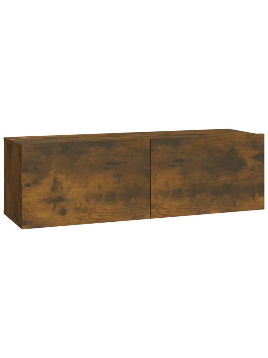 Televizoriaus spintelės, 2vnt., ąžuolo, 100x30x30cm, mediena