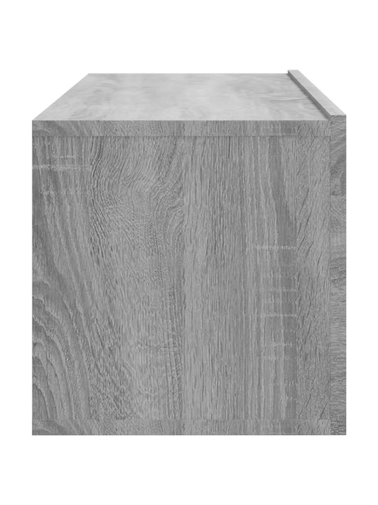 Televizoriaus spintelės, 2vnt., pilkos, 100x30x30cm, mediena