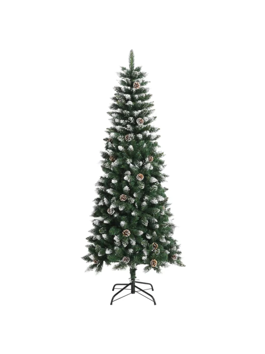 Dirbtinė Kalėdų eglutė su stovu, žalios spalvos, 180cm, PVC