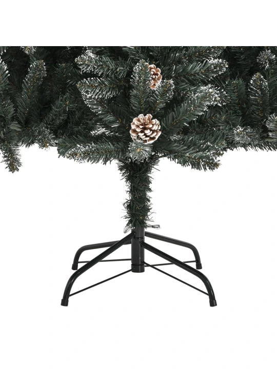 Dirbtinė Kalėdų eglutė su stovu, žalios spalvos, 150cm, PVC