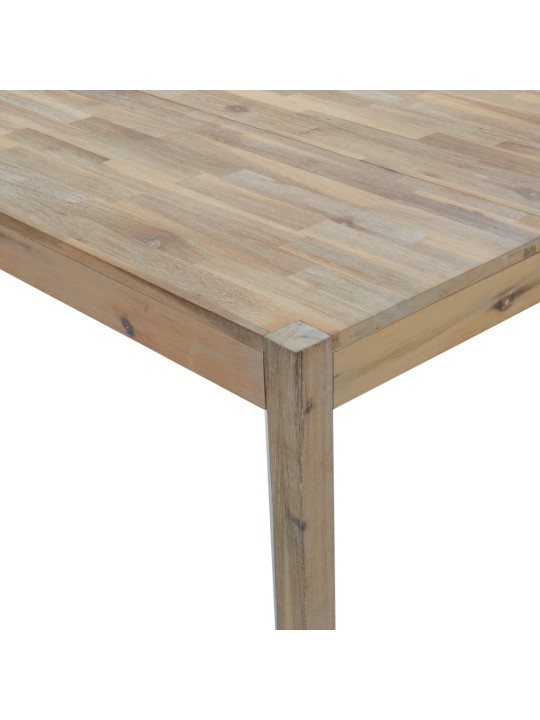 Valgomojo stalas, 110x70x75 cm, akacijos medienos masyvas