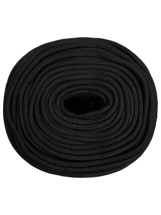 Valties virvė, visiškai juoda, 6mm, 500m, polipropilenas