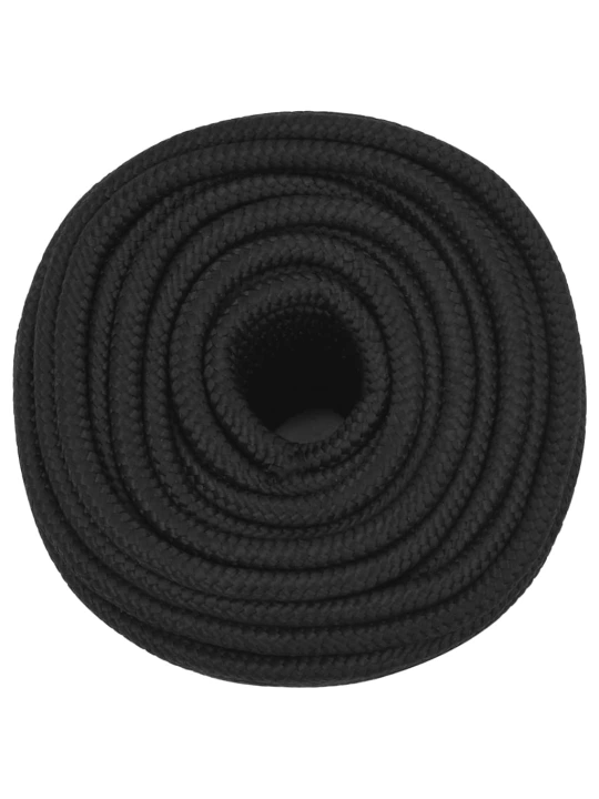 Valties virvė, visiškai juoda, 14mm, 100m, polipropilenas