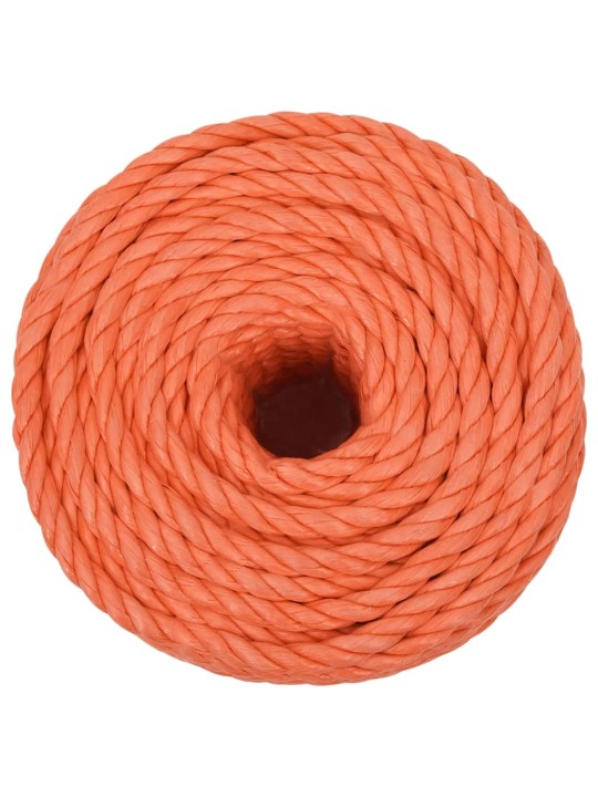 Darbo virvė, oranžinės spalvos, 10mm, 50m, polipropilenas