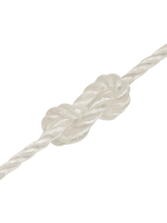 Darbo virvė, baltos spalvos, 3mm, 250m, polipropilenas