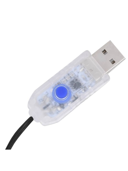 LED medis su vyšnių žiedais, 120cm, 84 šiltos baltos LED