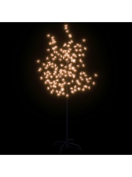 LED medis su vyšnių žiedais, 150cm, 120 šiltų baltų LED