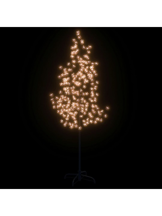 LED medis su vyšnių žiedais, 220cm, 220 šiltų baltų LED