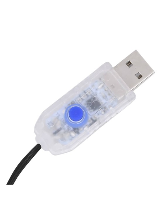 LED medis su vyšnių žiedais, 220cm, 220 šiltų baltų LED