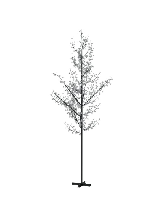 LED medis su vyšnių žiedais, 400cm, 672 šiltos baltos LED