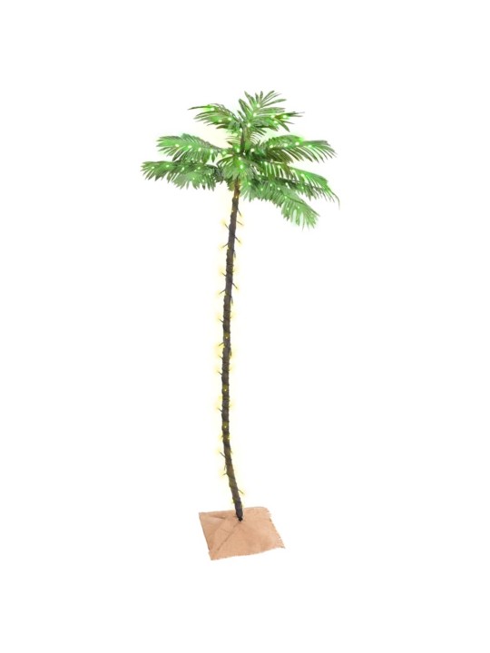 Palmė su 136 šiltomis baltomis LED lemputėmis, 220cm