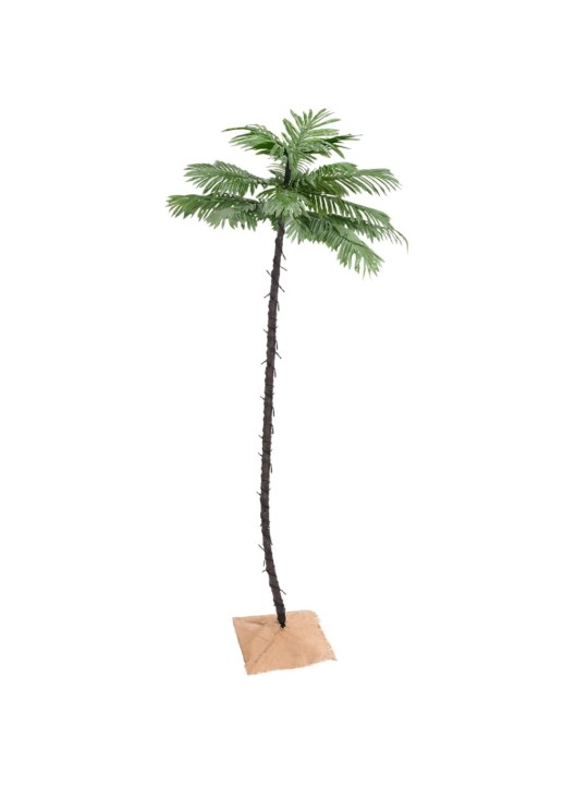 Palmė su 136 šiltomis baltomis LED lemputėmis, 220cm