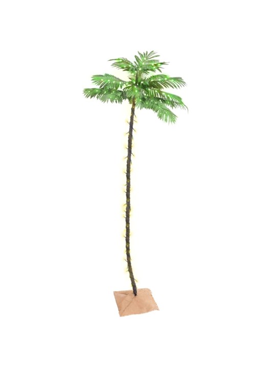 Palmė su 192 šiltomis baltomis LED lemputėmis, 300cm